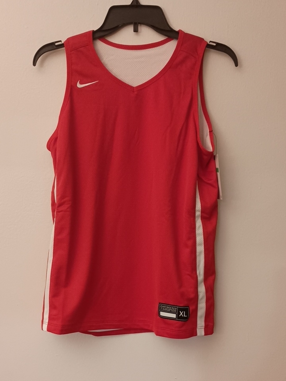 Nike Kid’s Red And White Basketball Reversible Jersey